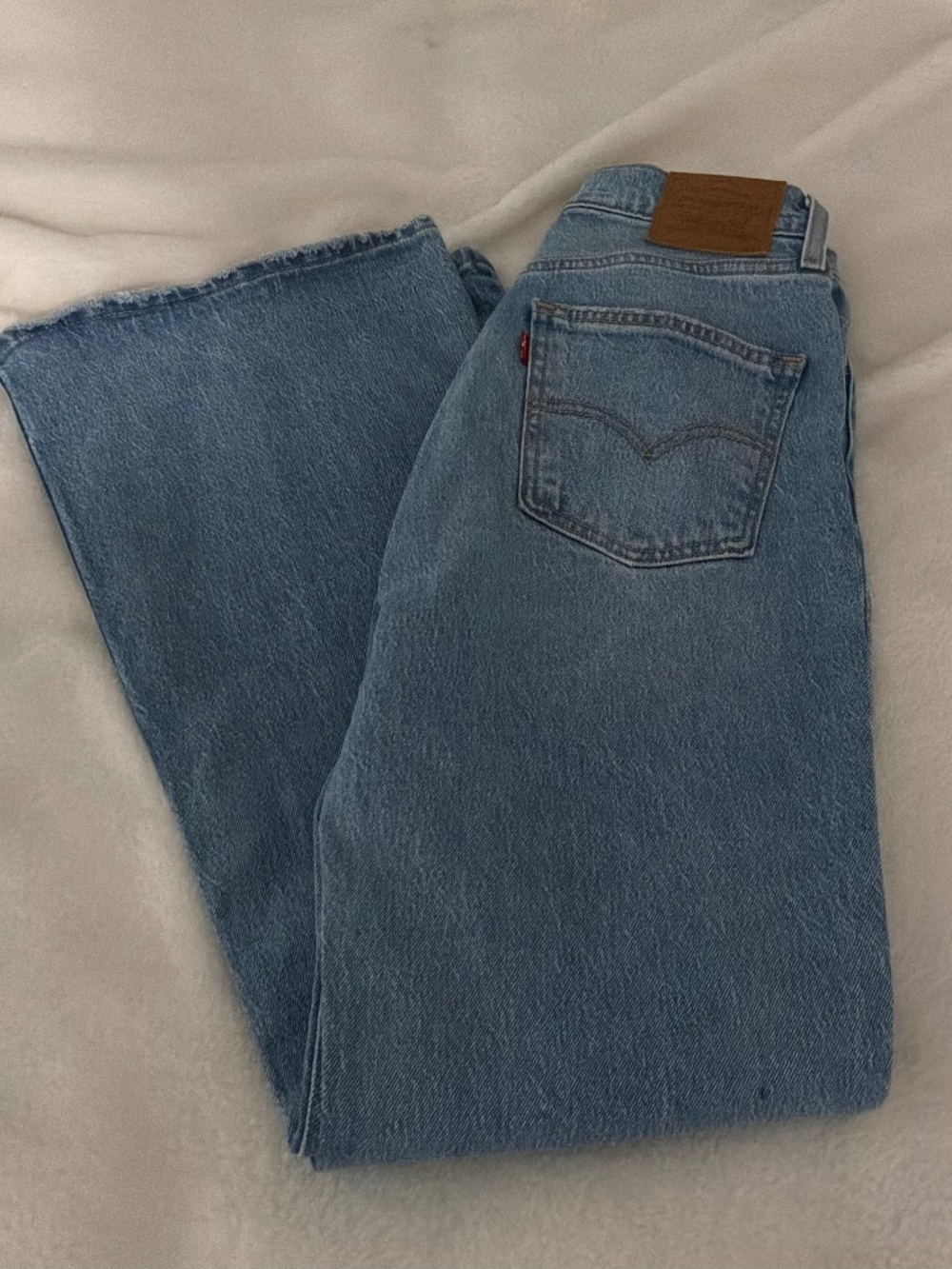 Levi’s 70s High Flare Jeans Light Wash Denim Size 26